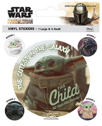 Star Wars: The Mandalorian (The Child) Stickers