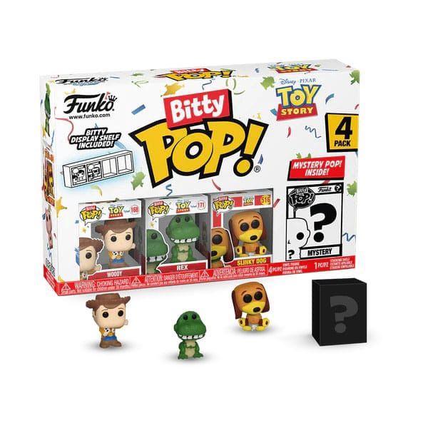Toy Story Bitty POP! Vinyl 4-PACK Woody 2.5cm