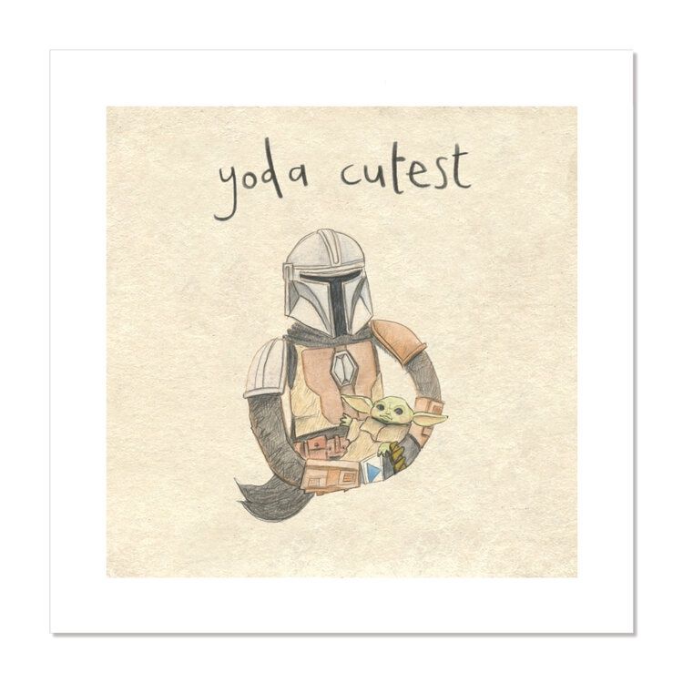 Yoda cutest - print