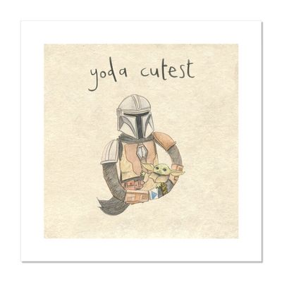 Yoda cutest - print