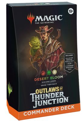 Magic: The Gathering: Outlaws of Thunder Junction Commander Deck - Desert Bloom
