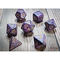 Chessex - Speckled Polyhedral 7 Dice Set - Silver Volcano