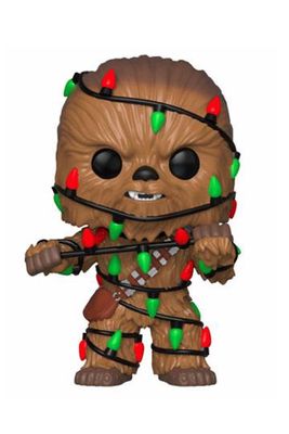Star Wars POP! Vinyl Bobble-Head Holiday Chewbacca with Lights 9 cm