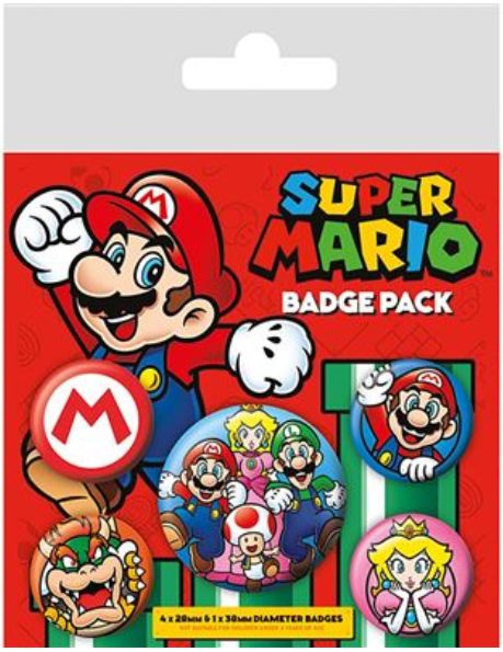 Super Mario (Mario) Badge Pack