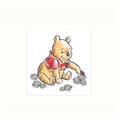 Winnie the Pooh (Love Nature) Print 30 x 30