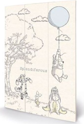 Winnie the Pooh (Splendiferous) Wood Panel