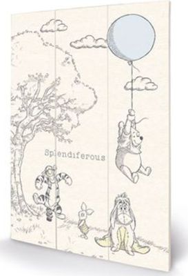 Winnie the Pooh (Splendiferous) Wood Panel
