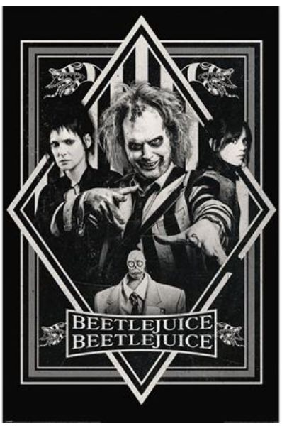 Beetlejuice 2 (Black &amp; White) Maxi Poster