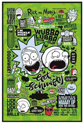 Rick and Morty (Quotes) Maxi Poster