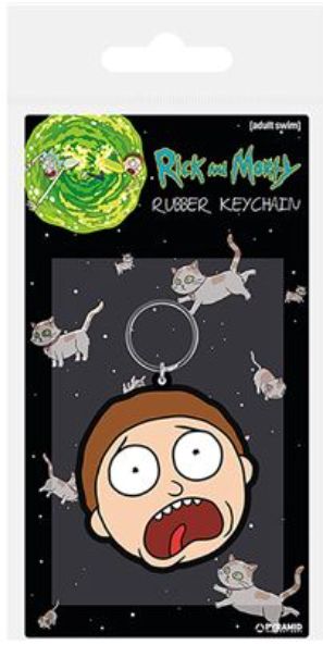 Rick and Morty (Morty Terrified Face) PVC Keychain