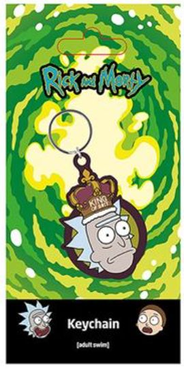 Rick and Morty (King of S**T) PVC Keychain
