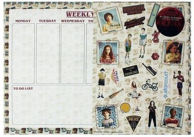 Stranger Things (Polaroid) A4 Desk Pad &amp; Sticker Set