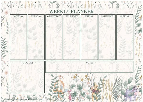 Winnie the Pooh (Meadow) A4 Desk Pad