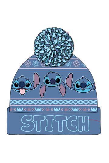 Lilo &amp; Stitch Pom-Pom Beanie Dark Blue