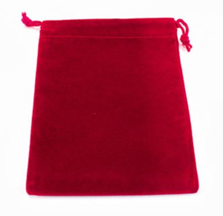 Chessex - Small Suedecloth Dice Bag - Red