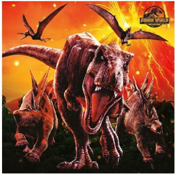 Jurassic World Fallen Kingdom (Eruption) Canvas