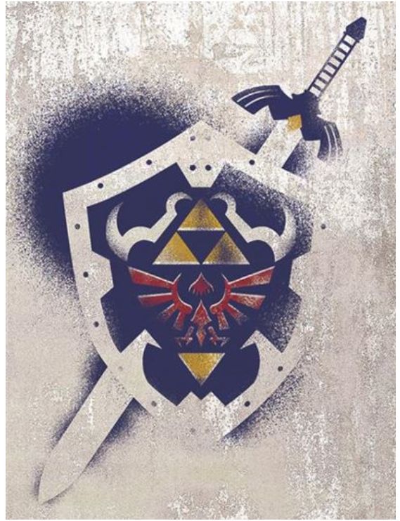 The Legend of Zelda (Hylian Shield) Canvas