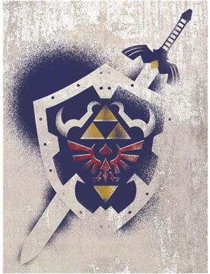 The Legend of Zelda (Hylian Shield) Canvas