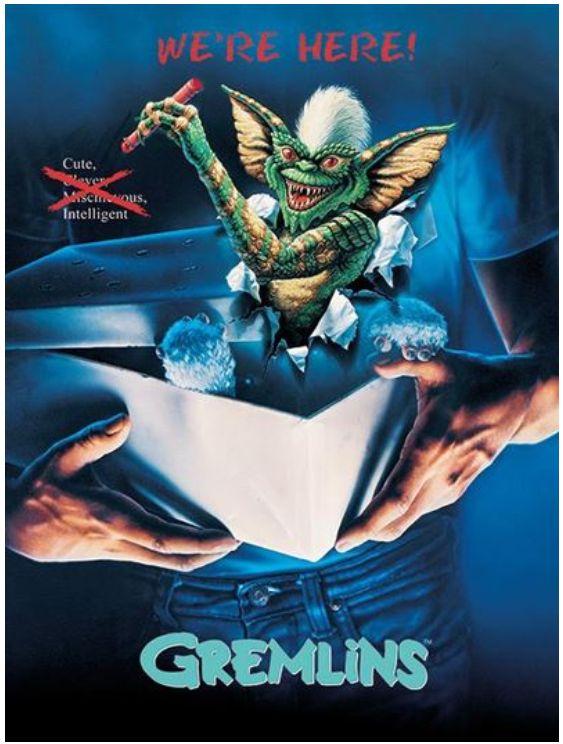 Gremlins (Stripe) Canvas