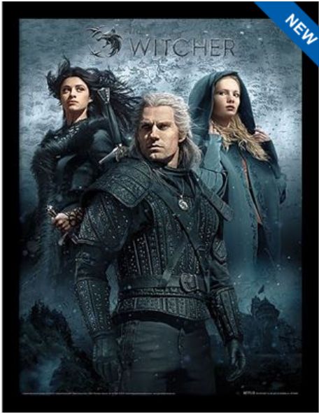The Witcher (The Witcher You Can&#39;t Outrun) Framed Poster