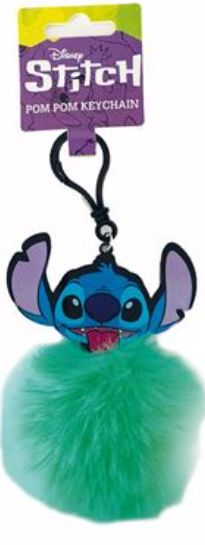 Lilo And Stitch (You&#39;re my Fave) Pom Pom Keychain
