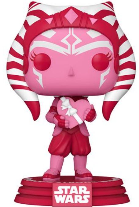 Star Wars Valentines POP! Star Wars Vinyl Figure Ahsoka 9 cm