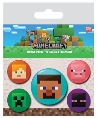Minecraft (Faces) Badge Pack