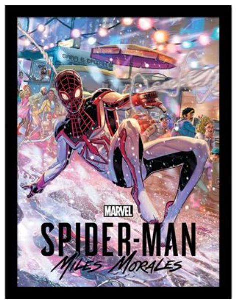 Spider-Man - Miles Morales Collector Print (Framed)