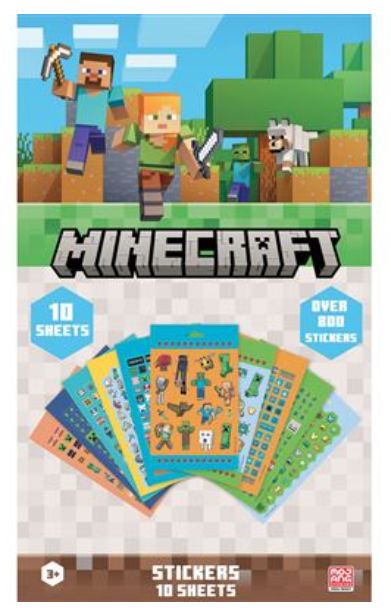 Minecraft 800 Sticker Set