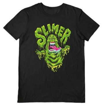 Ghostbusters Frozen Empire (Slimer) Black Unisex T-shirt