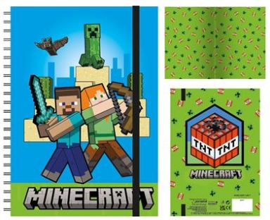 DST Minecraft (Steve and Alex) A5 Notebook