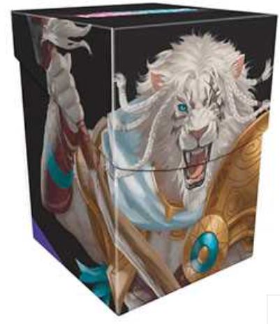 Ajani - Foundations 100+ Deck Box Light