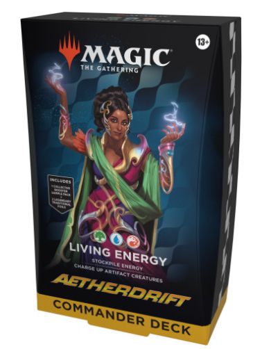 Aetherdrift Commander Deck -Living Energy