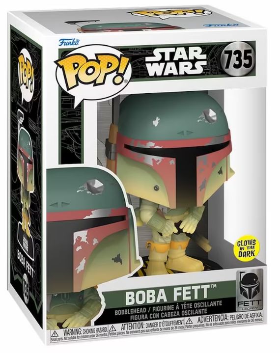 Boba Fett with Rifle (glow) - Star Wars - Funko POP! Star Wars (735)