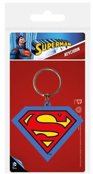 Superman (Shield) PVC Keychain
