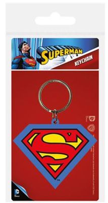 Superman (Shield) PVC Keychain