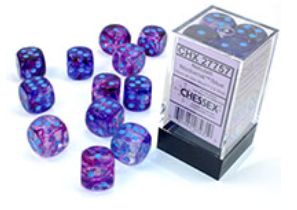 Chessex - Nebula 16mm D6 Dice Block - Luminary Nocturnal Blue