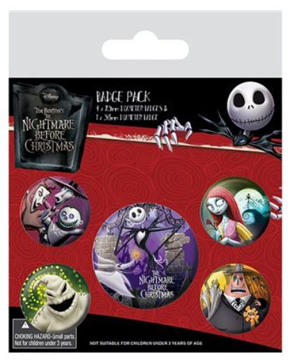 Nightmare Before Christmas (Characters) Badge Pack