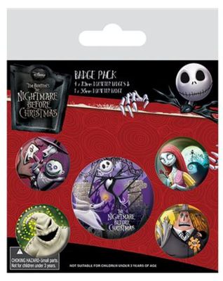 Nightmare Before Christmas (Characters) Badge Pack