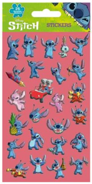Lilo &amp; Stitch (Stitch &amp; Angel) Reusable Puffy Stickers