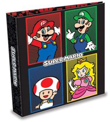 Super Mario (4 Colour) A4 Ring Binder
