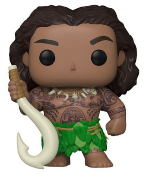 Moana 2 POP! &amp; Buddy Vinyl Figure Maui with Fish Hook 9 cm