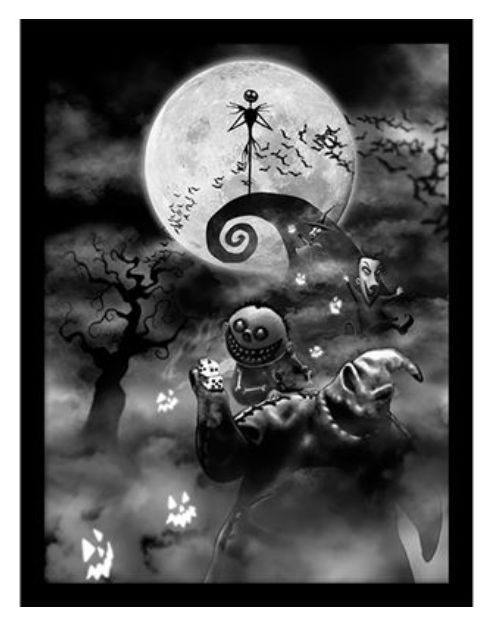 Nightmare Before Christmas Framed (Oogie Boogie Trouble)