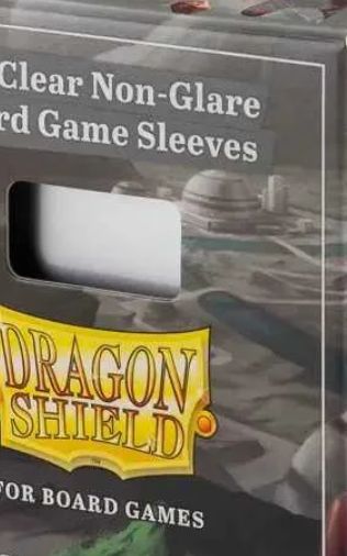 Clear Non-Glare Board Game Sleeves - Common Standard (100)
