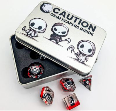 Grim Reaper Dice Tin