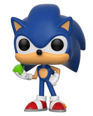 Sonic The Hedgehog POP! Games Vinyl Figure Sonic (Emerald) 9 cm