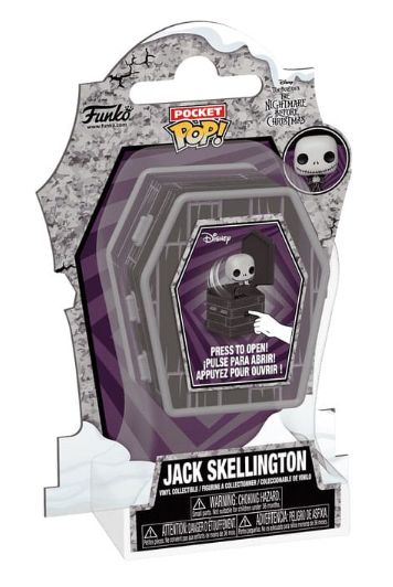 The Nightmare Before Christmas Coffin Pocket POP! Vinyl Figure Jack Skellington 6 cm