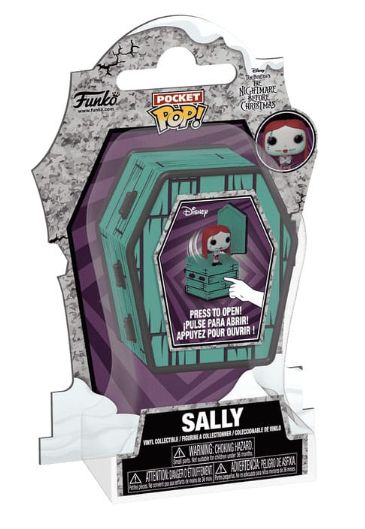 The Nightmare Before Christmas Coffin Pocket POP! Vinyl Figure Sally Sewing 6 cm