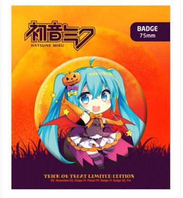 Hatsune Miku Pin Badge Halloween Limited Edition Hatsune Miku
