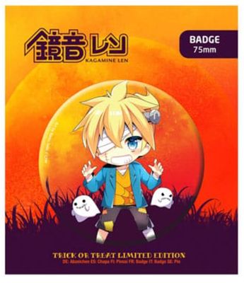 Hatsune Miku Pin Badge Halloween Limited Edition Kagamine Len